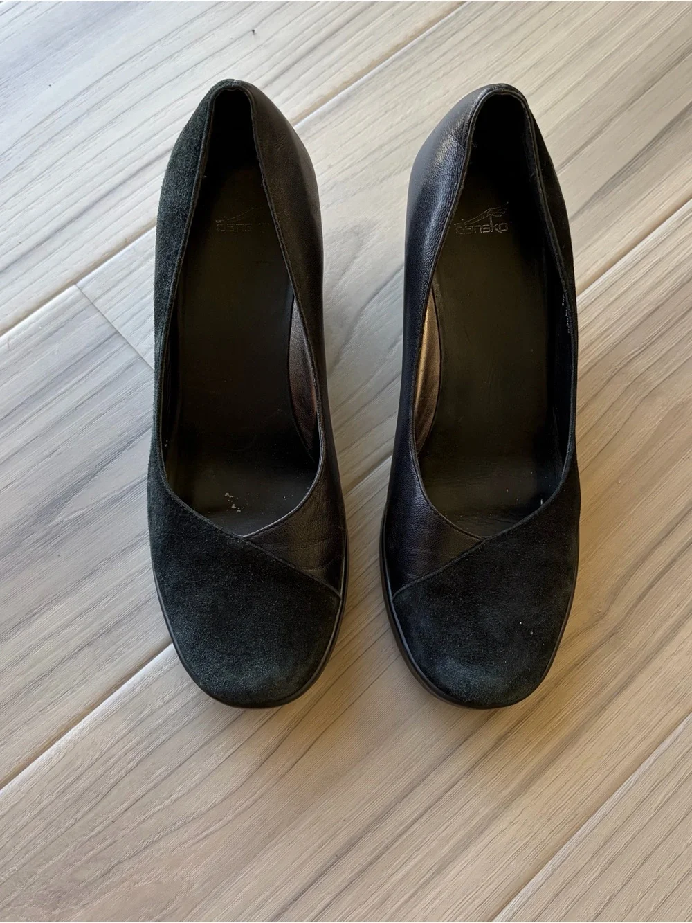 Dansko Leather and Suede Heels